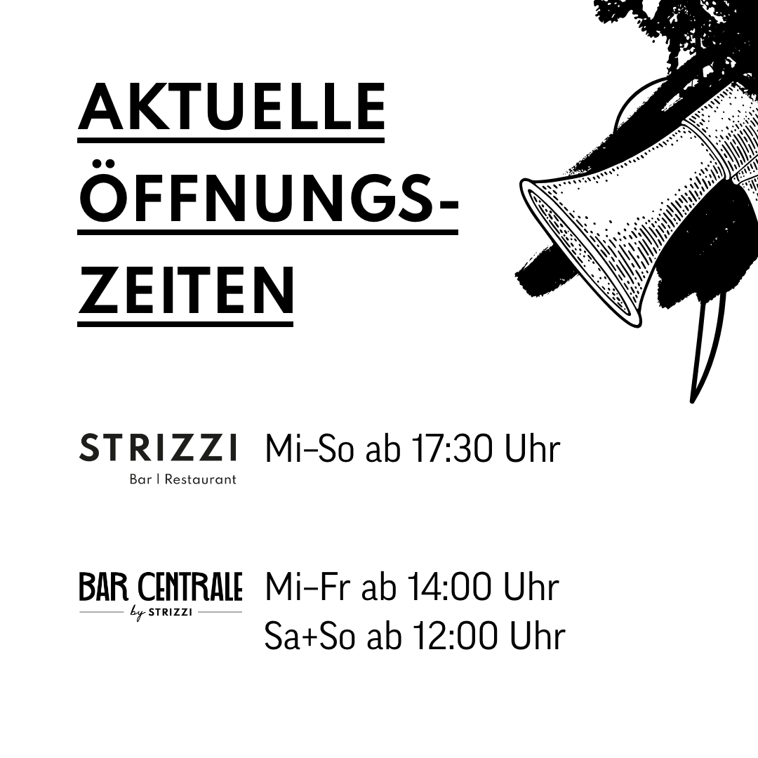 Aktuelle Öffnungszeiten STRIZZI Burghausen